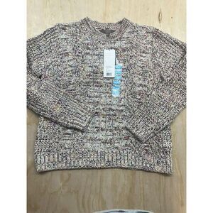 Berkley Jensen Speckled Confetti Sweater XL Crew Neck Women’s XL New!